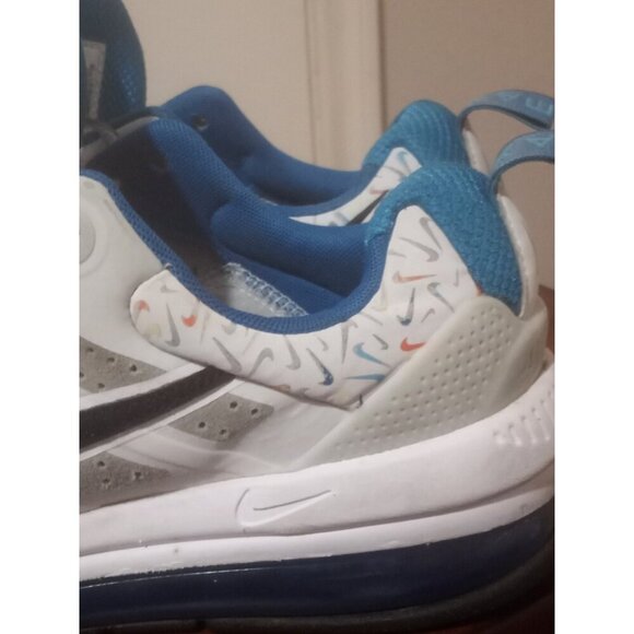 Nike Boy's Air Max Genome White Blue DM7600 100 Fashion Shoes Size 7Y - Picture 10 of 14